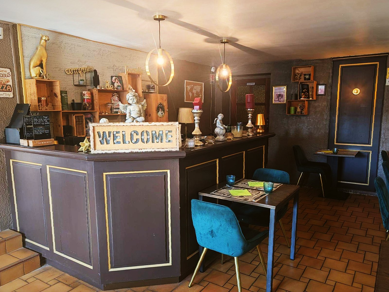 Le comptoir du restaurant